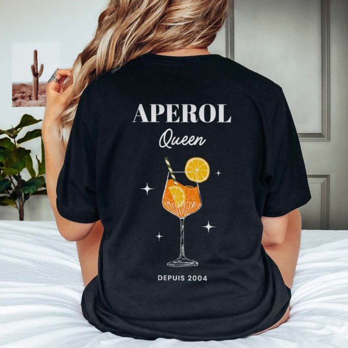 T-shirt personnalisé Design Aperol et texte
