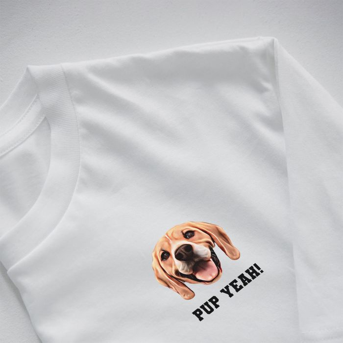 T-shirt personnalisé avec votre animal de compagnie Cartoon