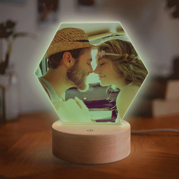 Lampe 3D Avec Photo Personnalisée
